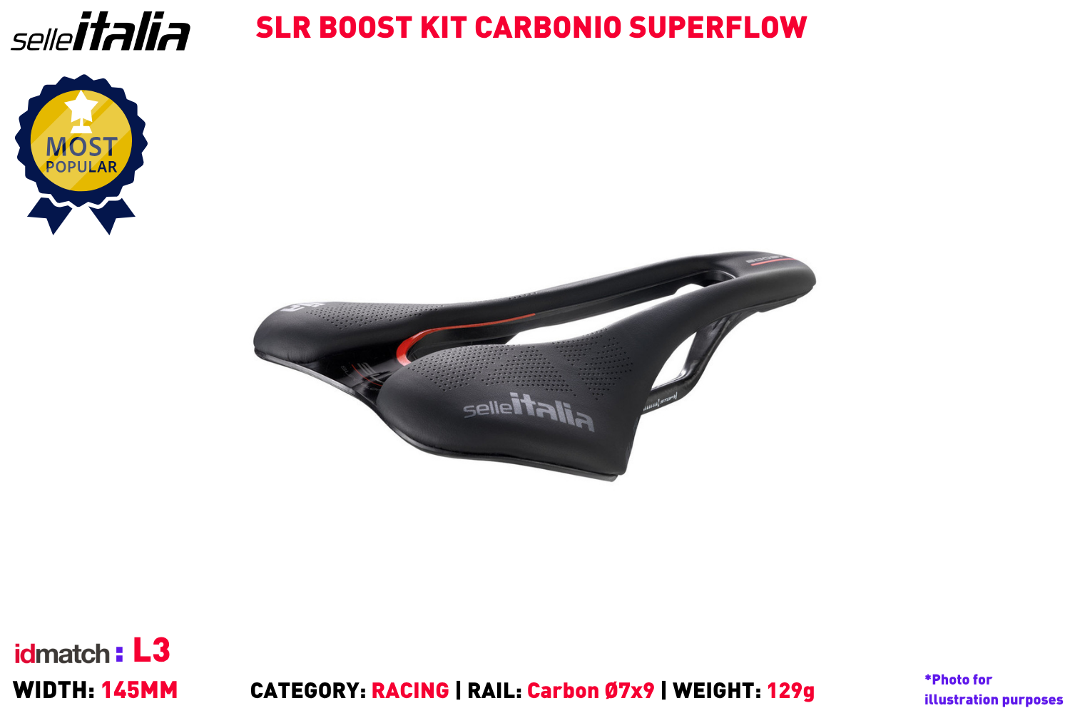 SLR Boost 3D Kit Carbonio Superflow - S3 | Hup Leong Company | The